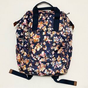 Vera Bradley Lighten Up Frame Large Backpack Cut Vines